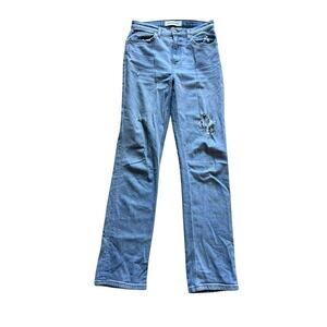 Reformation Liza High Rise Straight Jeans Ibiza Wash Size 27 Made in USA